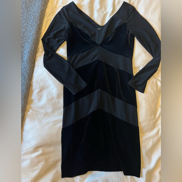 Ralph Lauren - vintage - velvet holiday dress - size 4 - Picture 3 of 10